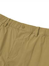 Jamie West Nylon Stretch Cargo Shorts - Beige