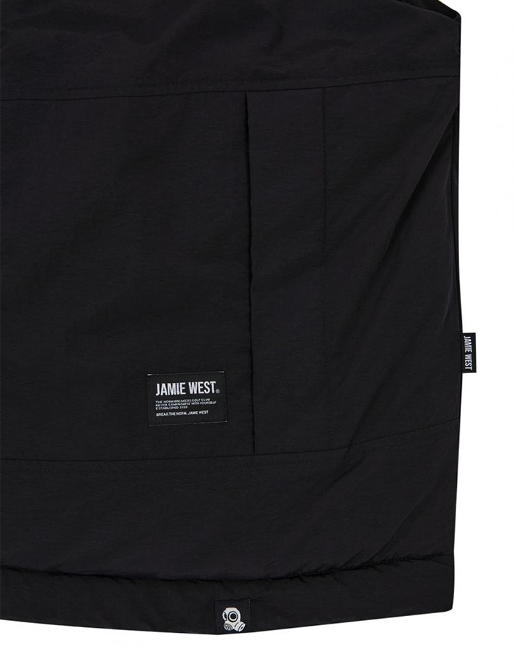 Jamie West Primaloft Hidden Hoodie Heavy Vest - Black