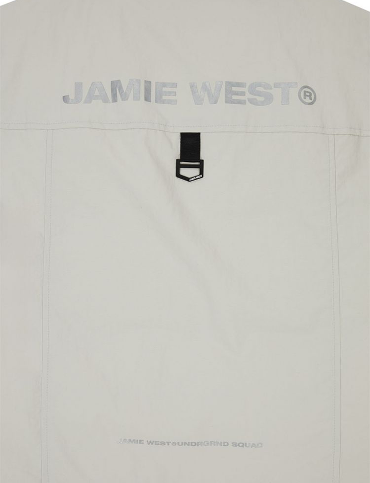 Jamie West Primaloft Hidden Hoodie Heavy Vest - Gray