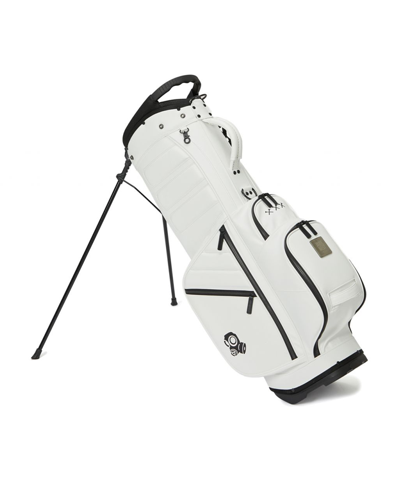 Jamie West Riders Stand Bag - White