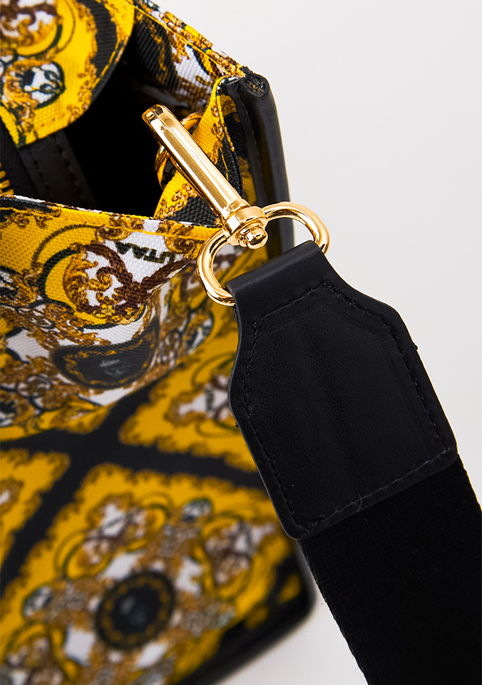 UTAA Midnight Panther Baroque Tote Bag - Yellow