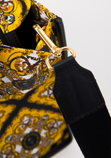 UTAA Midnight Panther Baroque Tote Bag - Yellow