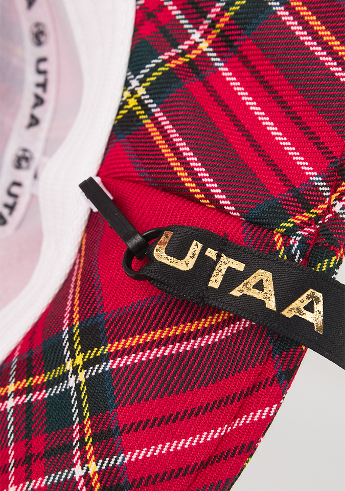UTAA Women's Scotch Multi Tartan Check Bucket Hat - Pink