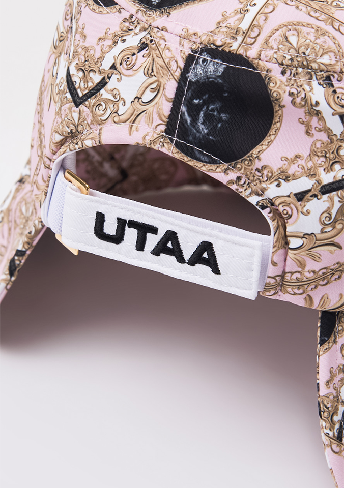 UTAA Women's Color Season Baroque Back Open Bucket Hat - Light Pink