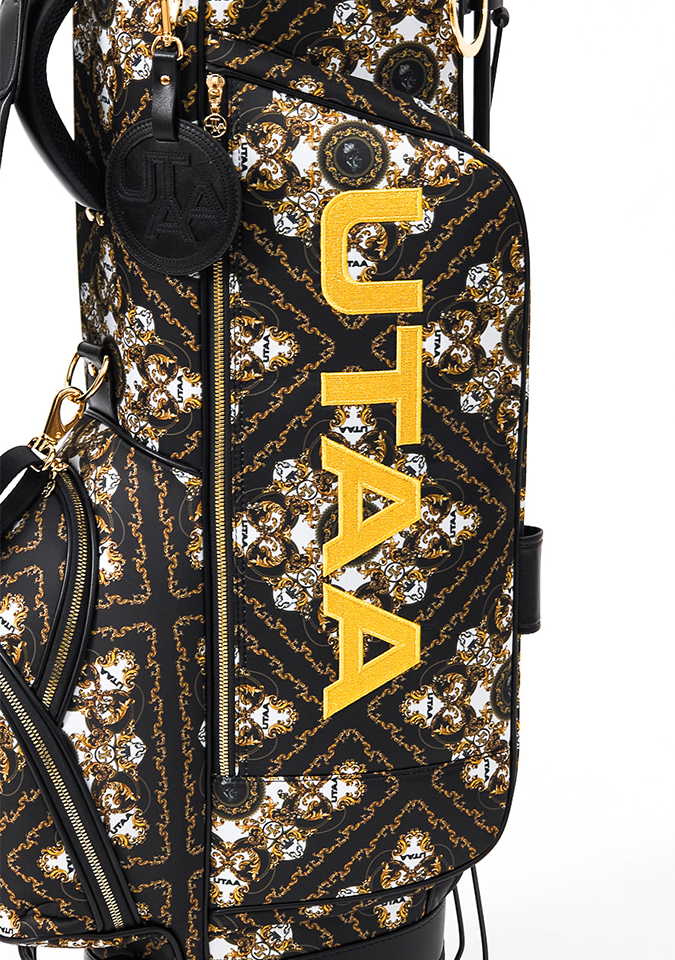 UTAA Midnight Panther Baroque Strand Caddie Bag - Black