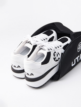 UTAA Women's Mesh Mix Platform Spikeless Golf Shoes - Black