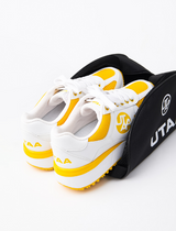 UTAA Women's Mesh Mix Platform Spikeless Golf Shoes - Yellow