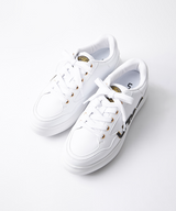 UTAA Women's Gilt Bold Logo Platform Sneakers - White