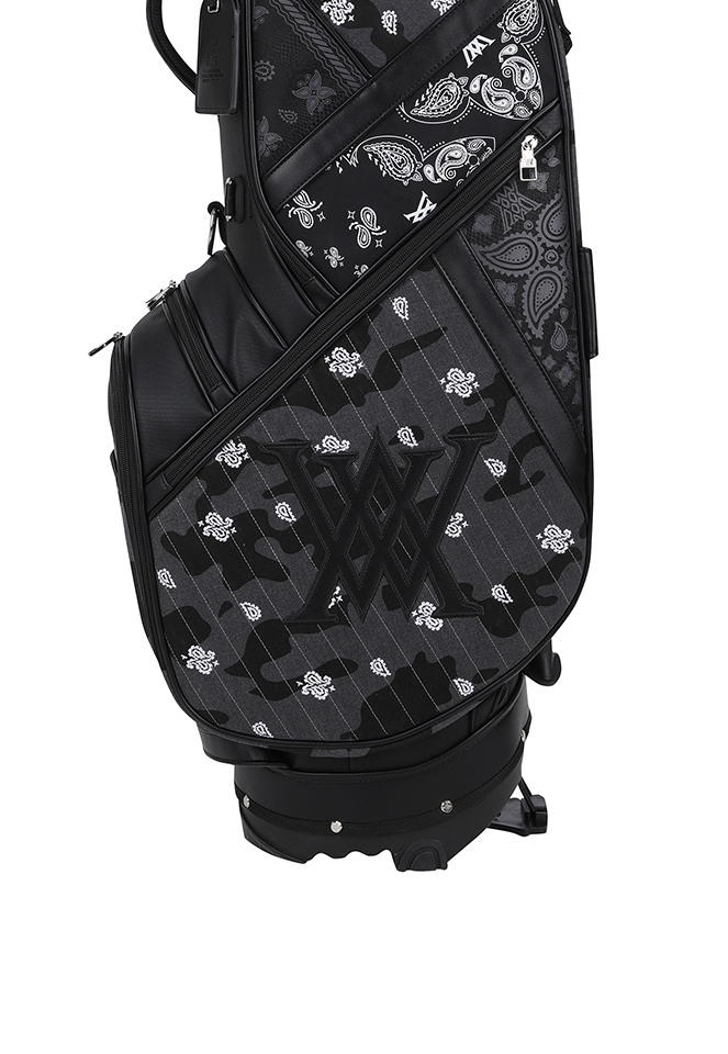 9 Unisex Paisley Stand Bag - Black