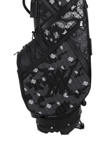9 Unisex Paisley Stand Bag - Black