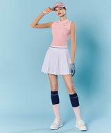 Orange Label Color Blocking Knee Socks - 4 Colors