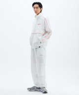 Jamie West No.9 High-Neck Packable Windbreaker - White