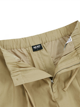 Jamie West Onetuck Wide Set-up Shorts - Beige