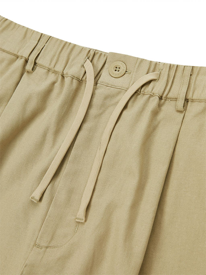 Jamie West Onetuck Wide Set-up Shorts - Beige
