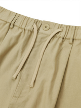 Jamie West Onetuck Wide Set-up Shorts - Beige