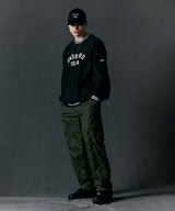 Jamie West US Roundneck Woven Pullover - Black