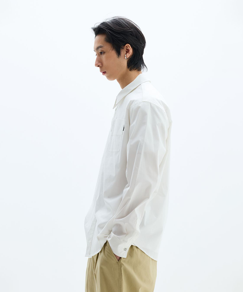 Jamie West Woven Pocket Shirts - White
