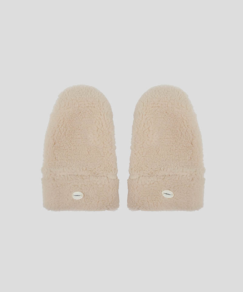 KANDINI Teddy Fleece Hand-Warmer - Beige