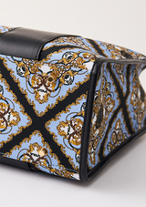 UTAA Midnight Panther Baroque Tote Bag - Sky Blue