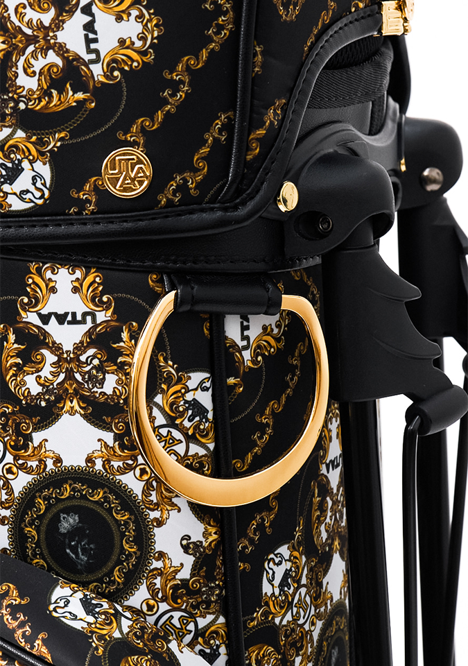 UTAA Midnight Panther Baroque Strand Caddie Bag - Black