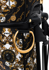 UTAA Midnight Panther Baroque Strand Caddie Bag - Black