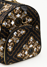 UTAA Midnight Panther Baroque Boston Bag - Black