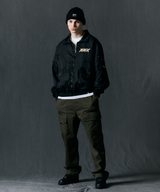 Jamie West Stand Collar Windbreaker - Black