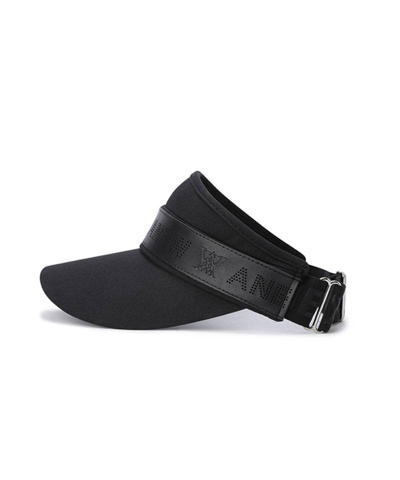 ANEW Golf Women's Tape Point High Crown Visor - Black