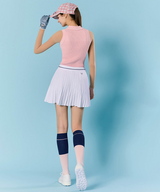 Orange Label Color Blocking Knee Socks - 4 Colors