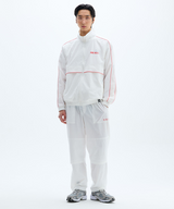Jamie West No.9 High-Neck Packable Windbreaker - White