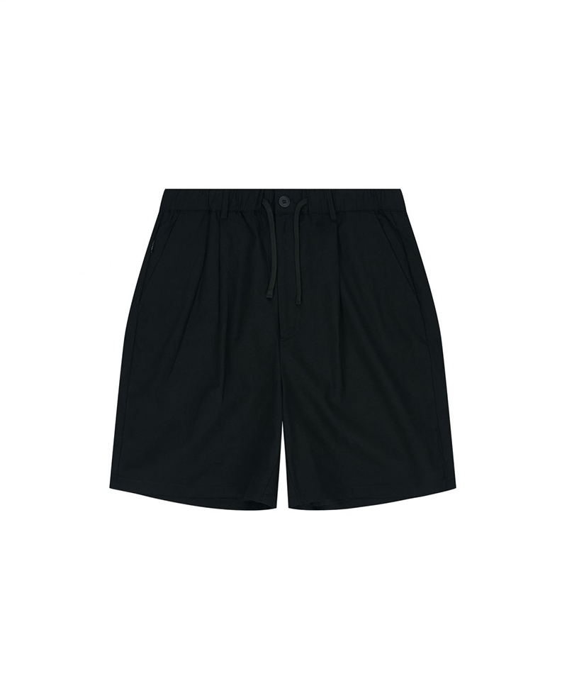 Jamie West Onetuck Wide Set-up Shorts - Black
