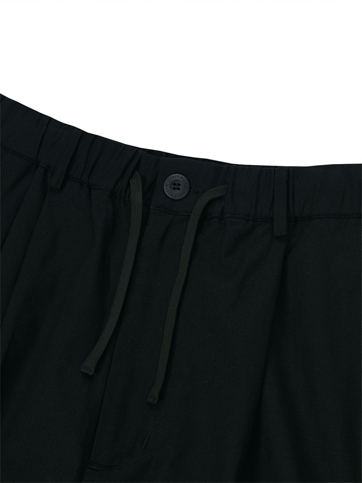 Jamie West Onetuck Wide Set-up Shorts - Black