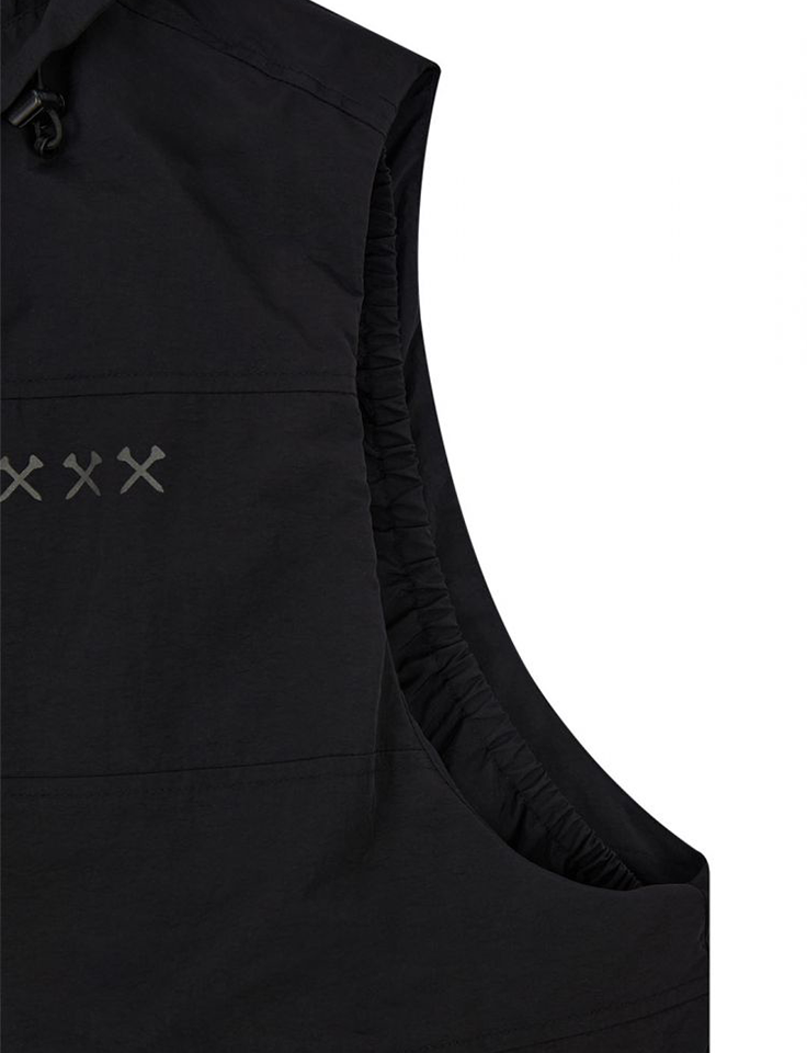 Jamie West Primaloft Hidden Hoodie Heavy Vest - Black