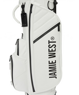 Jamie West Riders Stand Bag - White