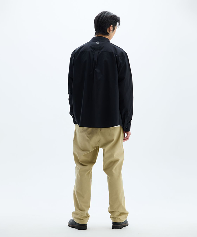 Jamie West Woven Pocket Shirts - Black