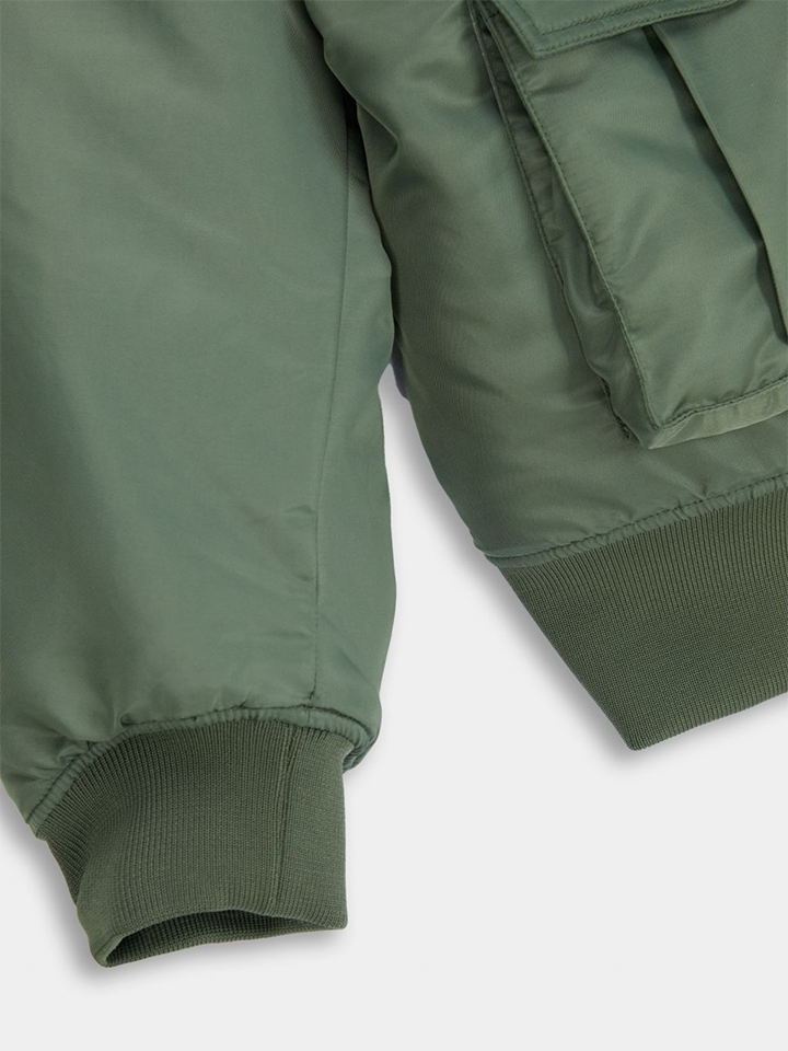 Jamie West Squad MA-1 Heavy Jumper - Green