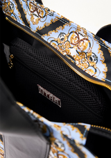 UTAA Midnight Panther Baroque Tote Bag - Sky Blue