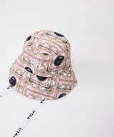UTAA Women's Color Season Baroque Back Open Bucket Hat - Light Pink