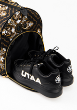 UTAA Midnight Panther Baroque Boston Bag - Black