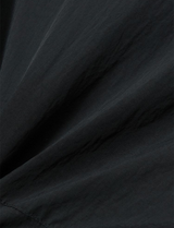 Jamie West Fleece Nylon Reversible Jumper - Black