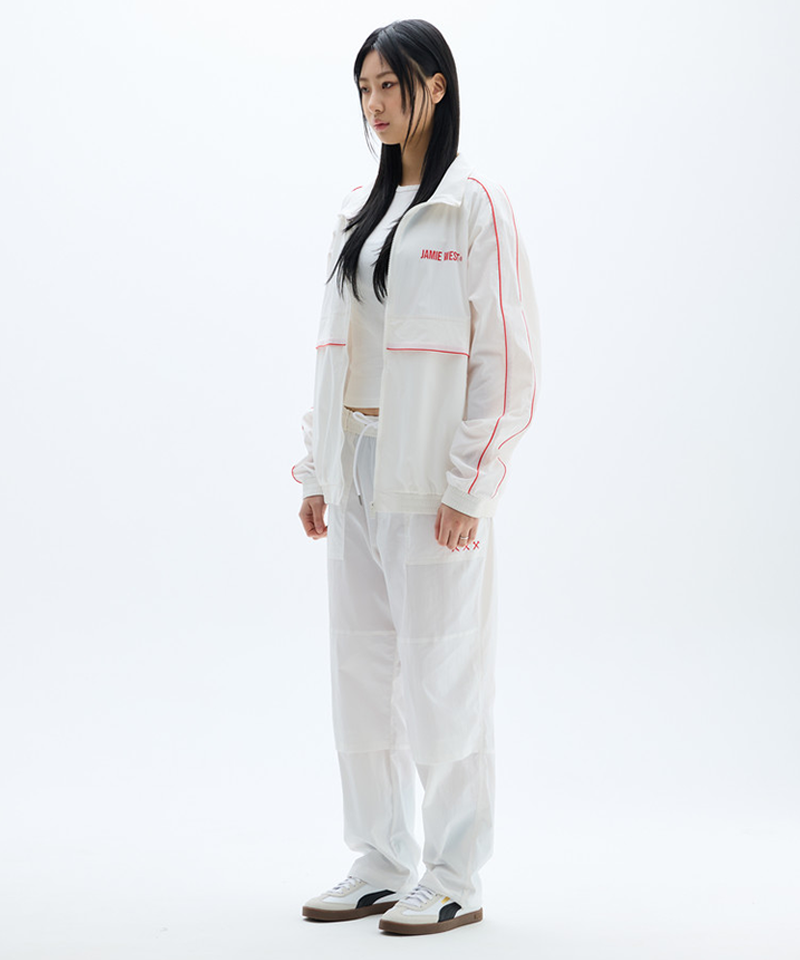 Jamie West Nylon Active Ventilation Pants -White
