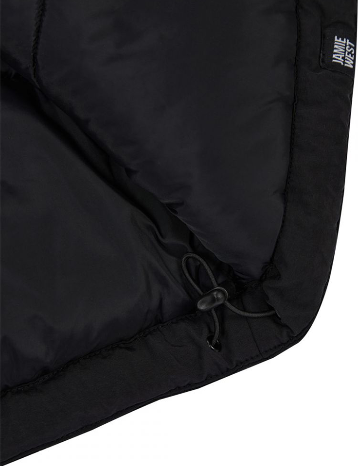 Jamie West Primaloft Hidden Hoodie Heavy Vest - Black