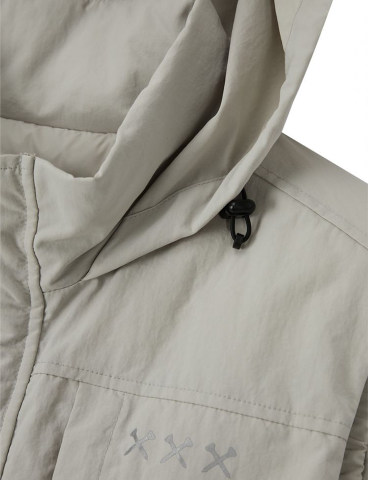 Jamie West Primaloft Hidden Hoodie Heavy Vest - Gray