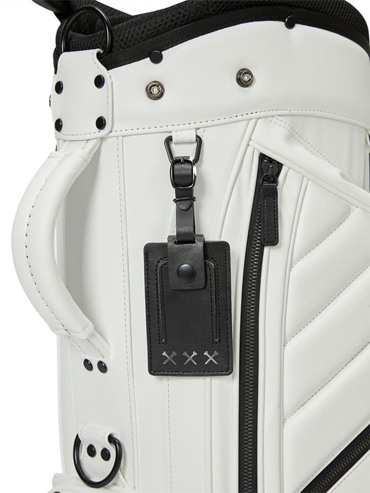 Jamie West Riders Stand Bag - White