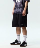 Jamie West Side Ventilation Zip-Up Shorts - Black