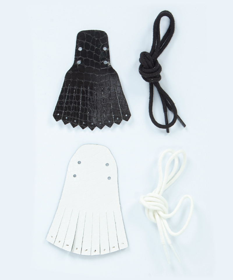 Black Label Natural Leather 2WAY Leather Sole High-Up Balance Golf Shoes - 3 Colors