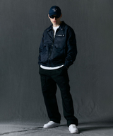 Jamie West Collar Point Work Jumper - Navy