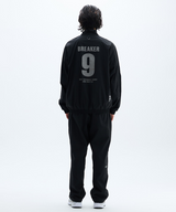 Jamie West No.9 High-Neck Packable Windbreaker - Black
