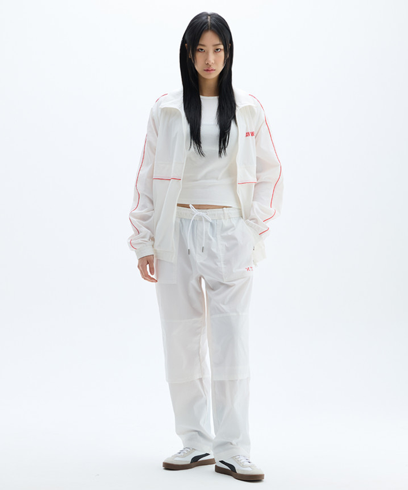 Jamie West Nylon Active Ventilation Pants -White