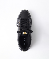 UTAA Women's Gilt Bold Logo Platform Sneakers - Black
